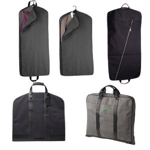 China Custom PEVA Fabric Suit Garment Bag For Storage , Mens Suit Covers factory