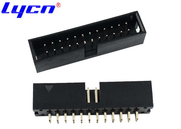 China IDC 2.0 Mm Pitch Box Header Connector PBT Brass 10P 20mΩ Max 1000V AC/DC factory