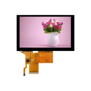China 350 Cd/m2 Capacitive Panel Touch Screen 5 Inch IPS Capacitive Touch Screen 800x480 factory