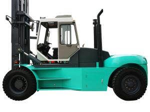China Seated Heavy Lift Forklift Diesel Forklift Truck With Cabin 20T factory