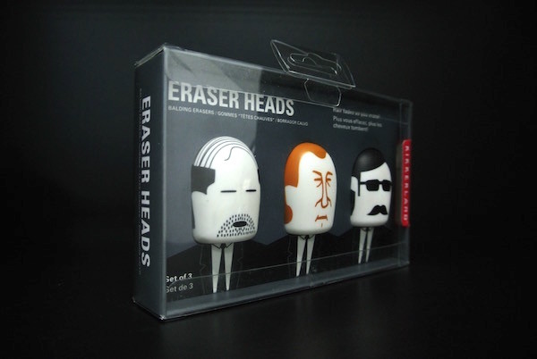Three Types Eraser Heads Speaker Toy For Promotion Gift / Collection
