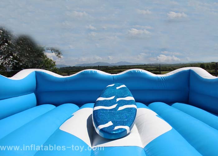 Children Inflatable Sports Games Mechanical Surf Simulator For Advertising