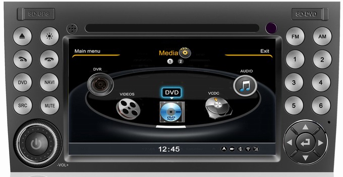 Ouchuangbo For Mercedes Benz SLK 171 2003-2011 DVD Player Radio Stereo S100 Multimedia System