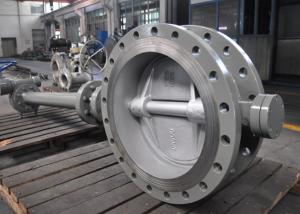 China 410SS Stem Material Industrial Butterfly Valve Zero Leakage Triple Offset Butterfly Valve factory