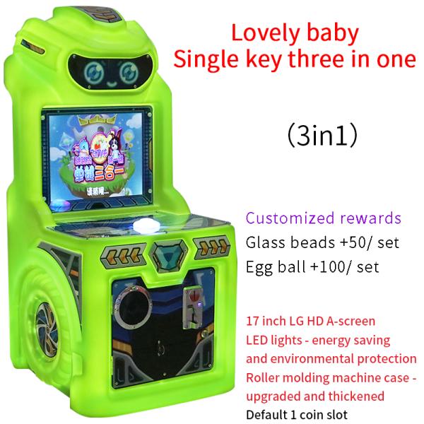 China New Model 22-inch Indoor Electronic Entertainment Device For Children With Coin-operated Buttons factory