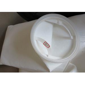 China Needle Punched Liquid Filter Bags Smooth Surface High Temperature Grade on sale