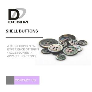 China Custom Natural Black Shell Button Butterfly 2 / 4 Holes High-End Buttons Lead - free factory
