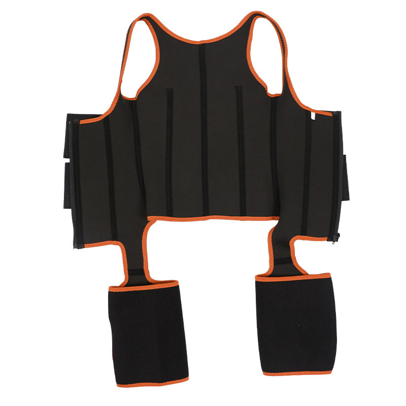 Womens 3XS Full Body Waist Cincher Leather Belt Thigh Trimmer Leg Shaper