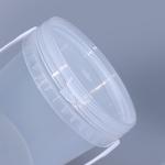 Plastic 1L Buckets Pail for Paint BPA Free and Transparent Ice Cream Packaging
