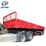 Standard 28Ton Landing Gear Semi-Trailer for 600-1000mm Side Wall Stake Fence