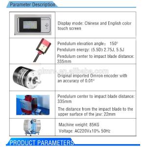 Izod Pendulum Impact Test Machine For Plastic Charpy