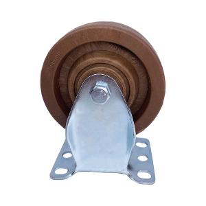 China Phenolic Resin Wheel High Temp Resistant Rigid Caster 3 Inch factory