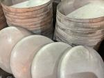 400mm Mild Steel Dished End Cold Pressing Flat Dish Head Hot Forming