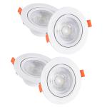Outdoor Round Cob Ceiling Downlight , 2inch Waterproof Recessed LED Downlight