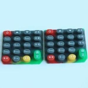 Silkscreen Printing Conductive Custom Silicone Rubber Keypads