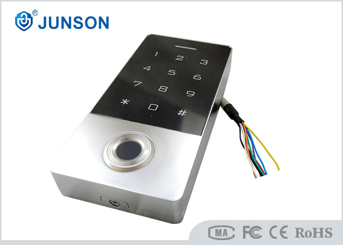 Silver Keypad IP68 Fingerprint Access Control 100mA With WiFi Tuya APP