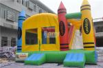 PVC Tarpaulin Inflatable Combo , 5x4x3.6m Kids Inflatable Bounce House With
