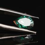 Pear Emerald Cut 2 Carat Moissanite Loose Stone Gem VVS Clarity 1.5mm-10mm