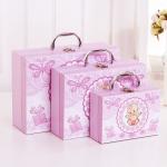 Mini Paperboard Cardboard Suitcase Gift Box Favor Packaging For Clothes