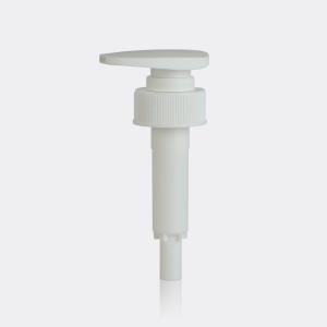China 33/410 Ribbed Closure Options Plastic Lotion Pump Down Lock for Customized Needs factory