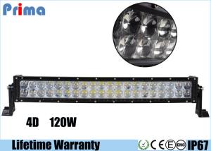 China 22 Inch 120W LED Car Light Bar DC 9V - 32V 4D Fish Eye Projector Lens factory