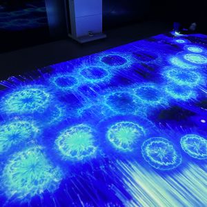 Mobile All-in-One Floor Interactive Projection System with 1280*800 Resolution