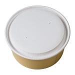 Disposable Paper Bowl Paper Lid With Lid Recyclable for Hot Food