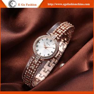 China KM08 Rose Gold Watches for Woman Lady Watch Quartz Analog Watch Full Steel Quartz Watches factory