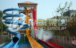 Colorful High Speed Adult Water Slide with Water Amusement Park Construction for