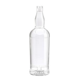 China Clear 750ml Glass Vodka Liquor Wine Whiskey Bottle for Clients' Specific Requirements factory