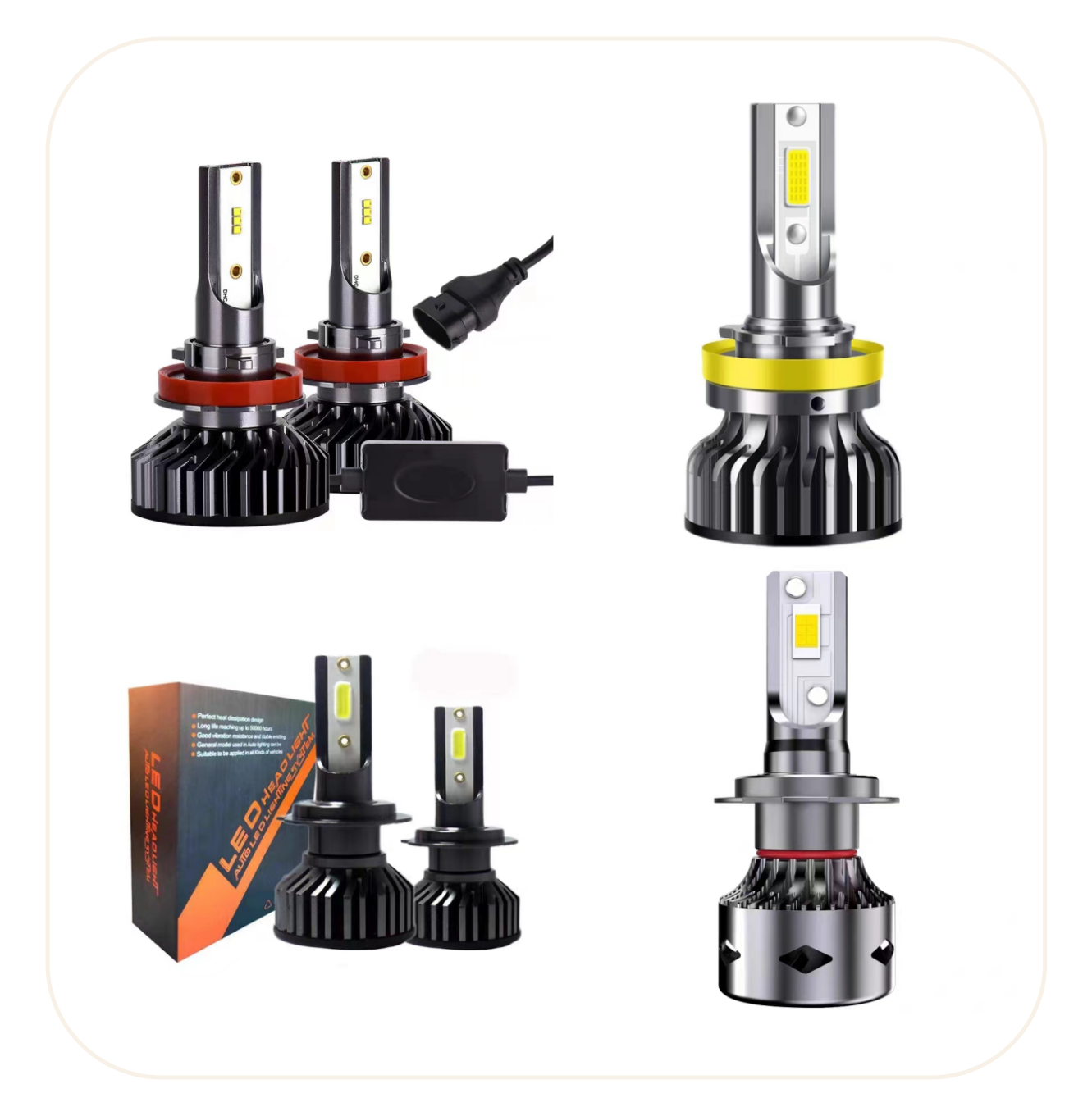 SAIC Hongyan GENLYONl Full LED Headlight 9711-910510e for Other Year and High Lumen