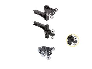 China Trailer Parts Adjustable Drop Hitch 2.5 Shank Ball Mount Shank Hollow factory