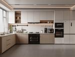 Wall Mounted Melamine Kitchen Cabinet For Apartments And Hotel