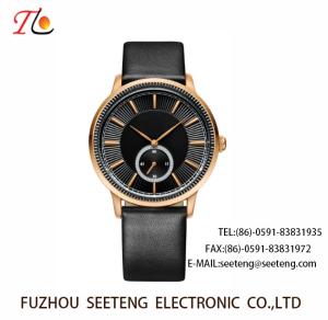 China QUARTZ WATCH PU STRAP COUPLE WATCH WITH EXQUISITE RELIEF factory