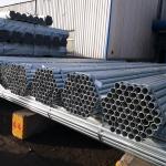 frame work Galvanized Steel Scaffolding pipe，42mm BS 1387 pipe