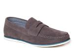 Fashion Mens Slip On Leather Sneakers PU Upper Durable Brown Casual Loafers