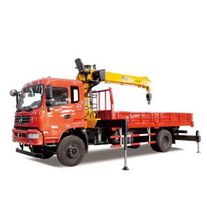 China Building Compact Hydraulic Telescopic Boom Truck Crane 8 Ton With MOOG Cylinder factory