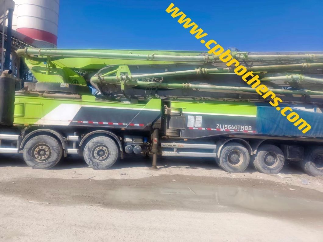 Highly Powerful 2014 Zoomlion 74m Super Long Boom Pump Concrete Pump Ready Mix on Benz Chassis Factory Directly Support