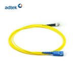 ST-SC/UPC Simplex 9/125 Singlemode Fiber Cable 3M PVC Yellow Fiber Patch Cord