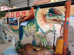 China Children Ride On Theme Park Dinosaur For Entertainment Equipment factory