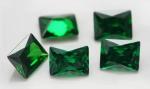 Factory Wholesale Gemstone Color Moissanite Rectangle 3A 5A Loose Cubic Zirconia