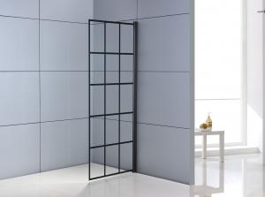 China Aluminum Frame Bathroom Shower Sliding Glass Doors 6mm factory