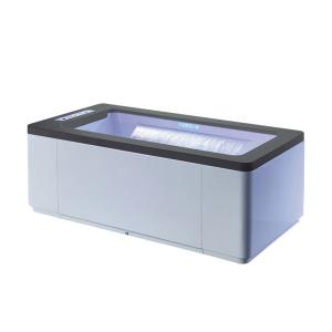 White Acrylic Massage Bathtub with Stainless Steel Frame