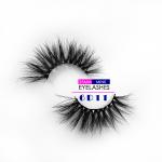 Natural Black 6D Mink Lashes , Customized Package Dramatic Mink Lashes