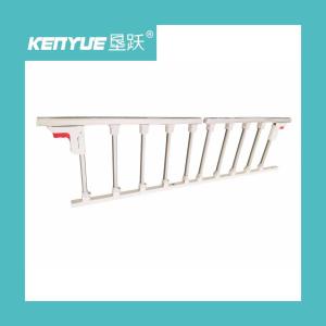 China Customized Hospital Bed Guardrail 10 Gear Double Switch Aluminum Alloy factory