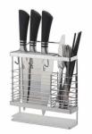 Standing Style Stainless Steel Multifunctional Kitchen Tool Storage Knife Holder