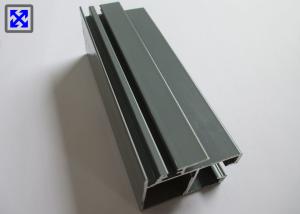 China 6000 Series Extruded Wardrobe Aluminium Profile Black Color For Closet factory
