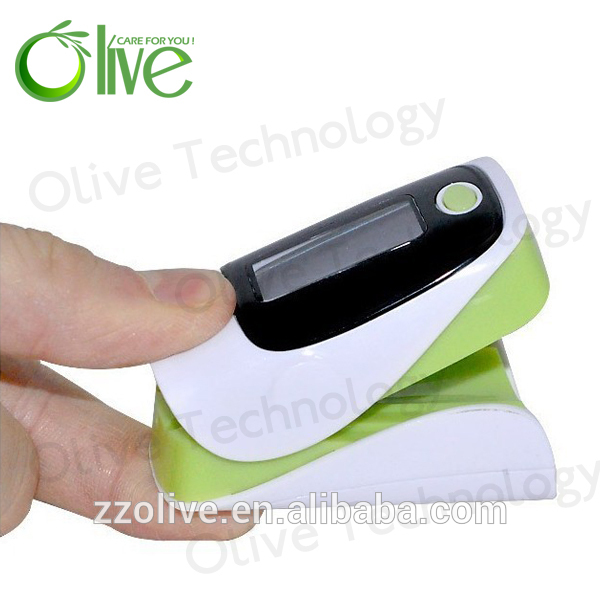 Big OLED screen several colors fingertip pulse oximeter
