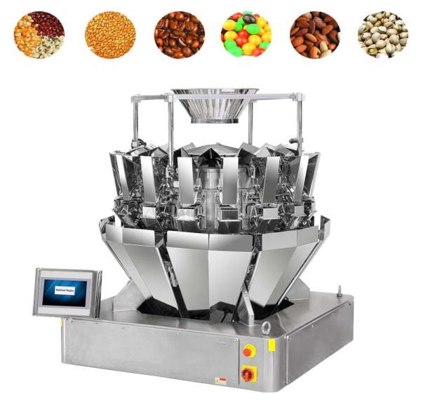 Snacks packing machine weigher food weighing combination scale food multihead