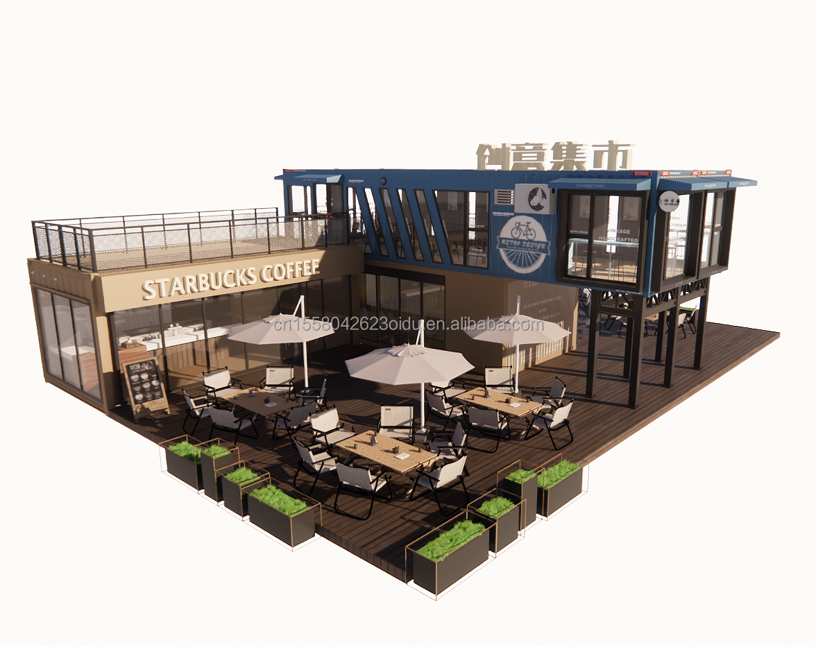 Flat Pack Container Houses with Modern Design Style Portable and Versatile